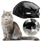 Matte Black Bat Pet Mask