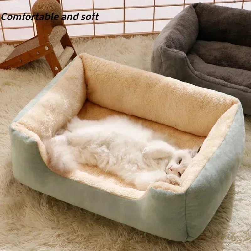 Comfortable Cushioned Cat Bed